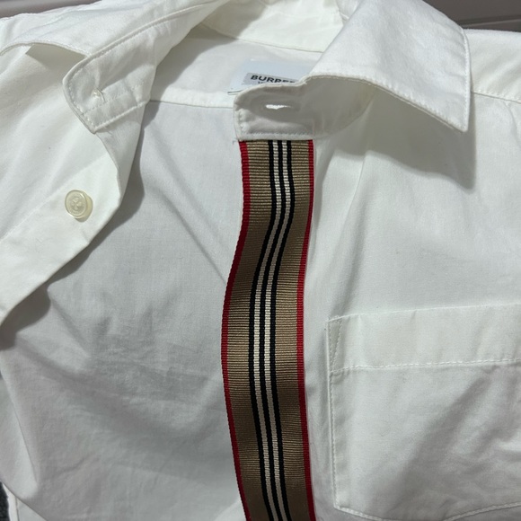 White Burberry shirt wore twice only - Picture 2 of 5